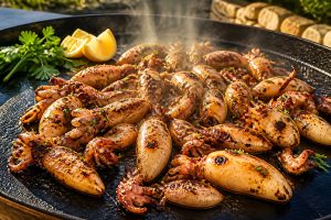 Chipiron à la plancha : recette facile et rapide