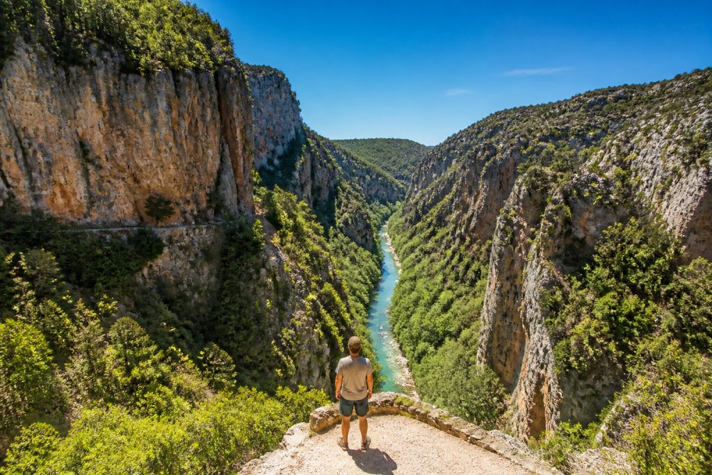 Gorges de galamus en ete