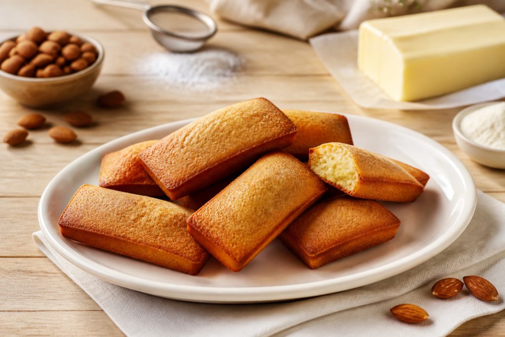 Delicieux financiers dores