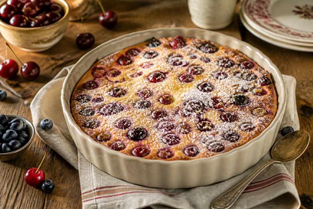 Clafoutis aux fruits rouges delice gourmand