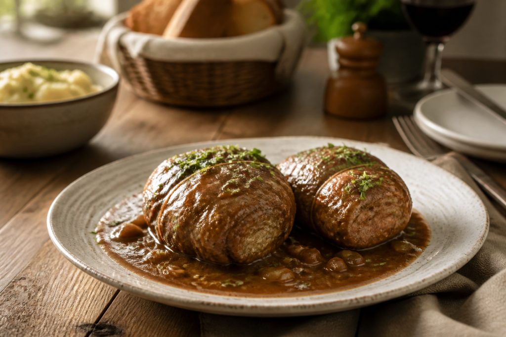 Paupiettes de veau sauce riche