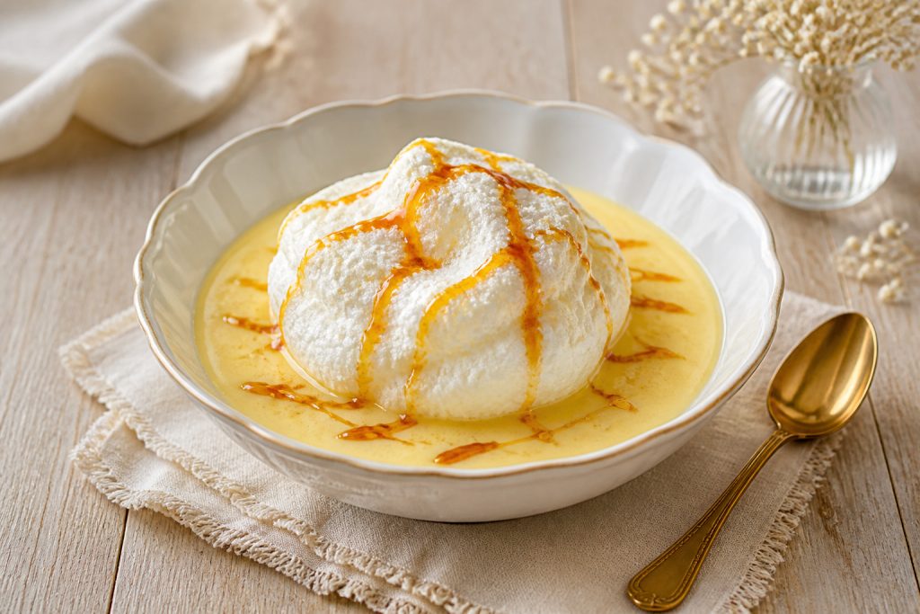 Ile flottante delice aerien