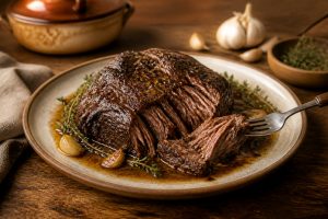 Paleron de bœuf confit : recette pour une viande fondante