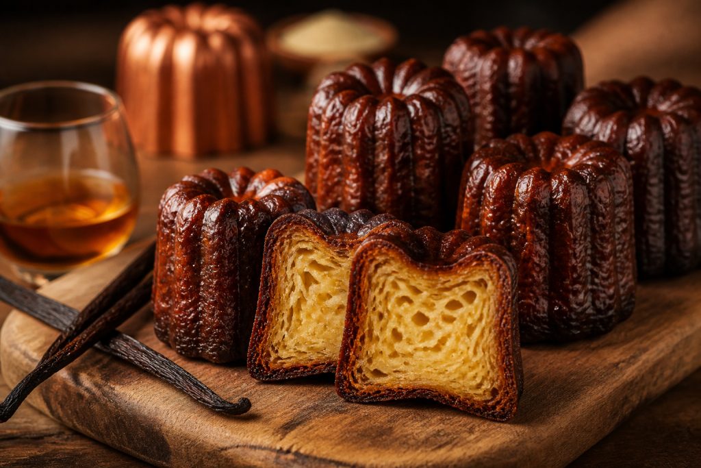 Delicieux canneles caramelises