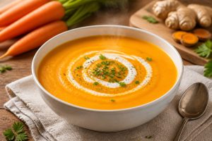 Recette soupe carotte : saveurs et onctuosité
