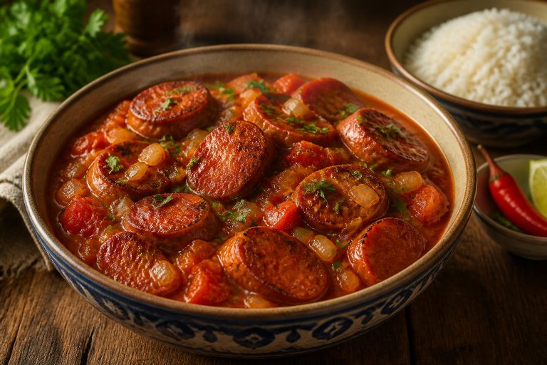 Rougail saucisse : recette réunionnaise savoureuse
