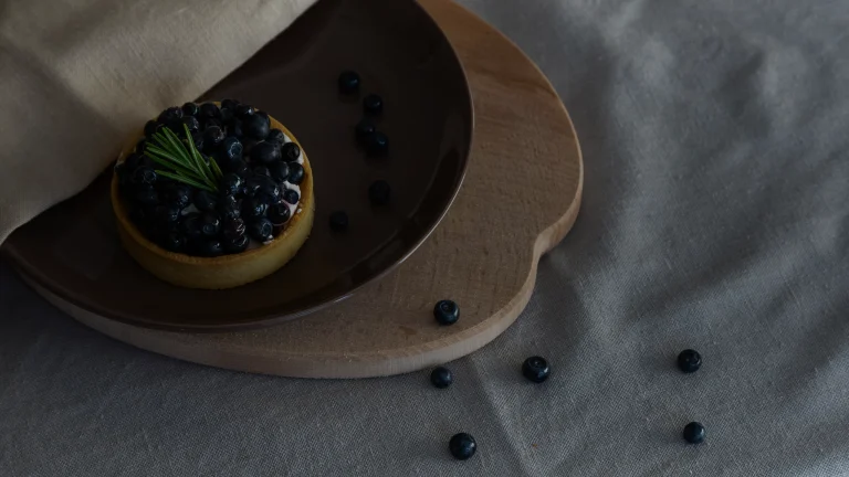 Tarte aux myrtilles : fond précuit et jus bien lié